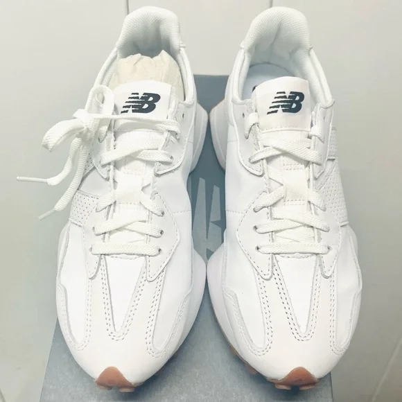 New Balance 327 Leather Women Sneakers Shoes White size 5.5 NEW #WS327LS - Picture 11 of 15